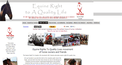 Desktop Screenshot of equineright.com