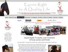 Tablet Screenshot of equineright.com